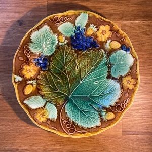 Antique Majolica Plate